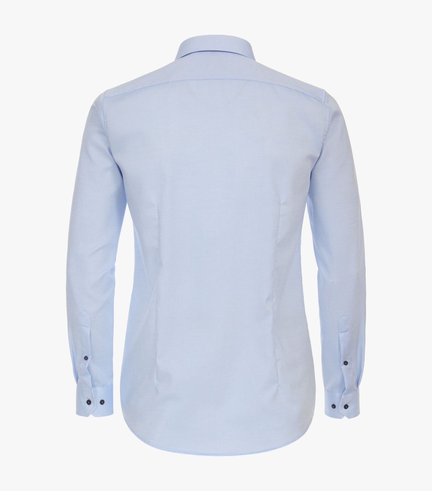 Venti Long-Sleeved Body Fit Shirt - Blue