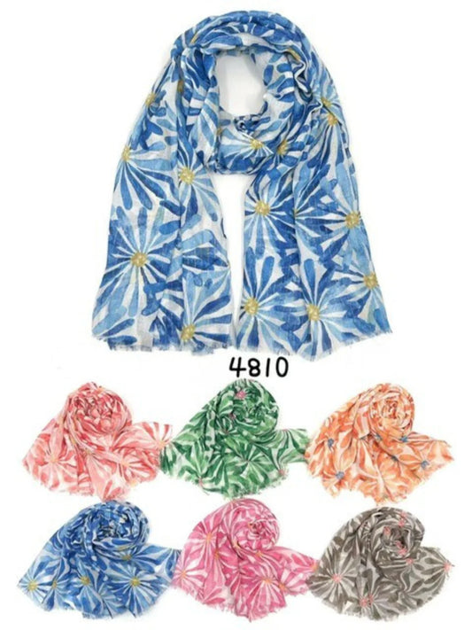 Deck Floral Printed Scarf
