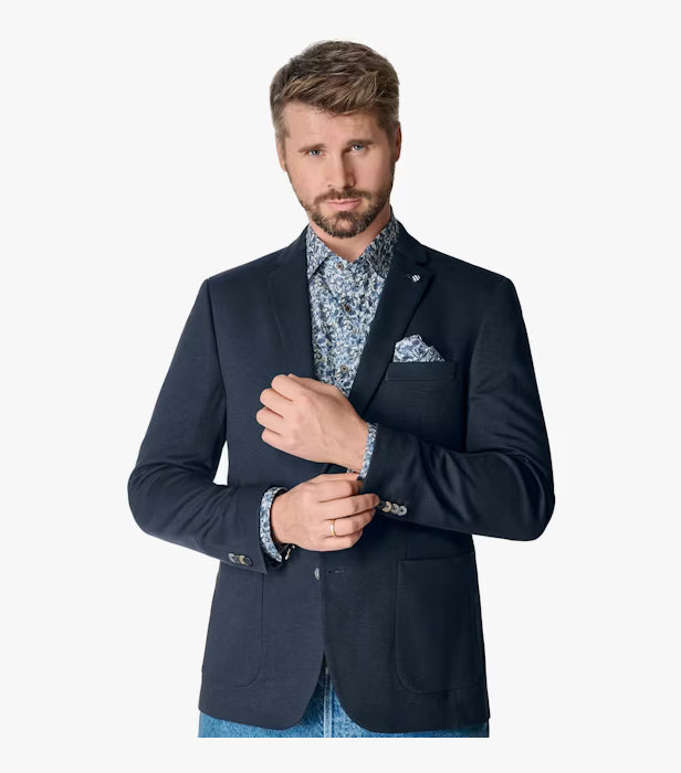 Venti Regular Fit Blazer -Navy