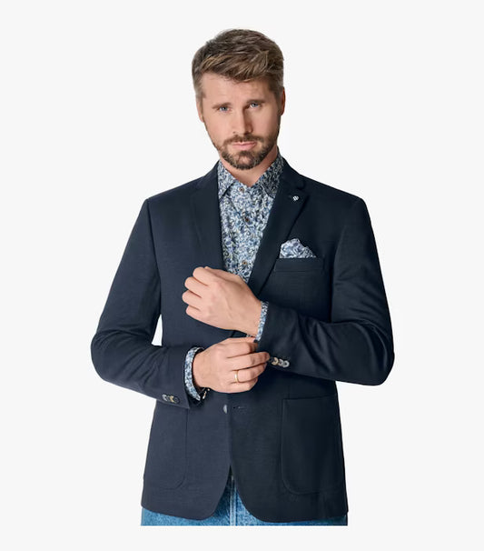 Venti Regular Fit Blazer -Navy