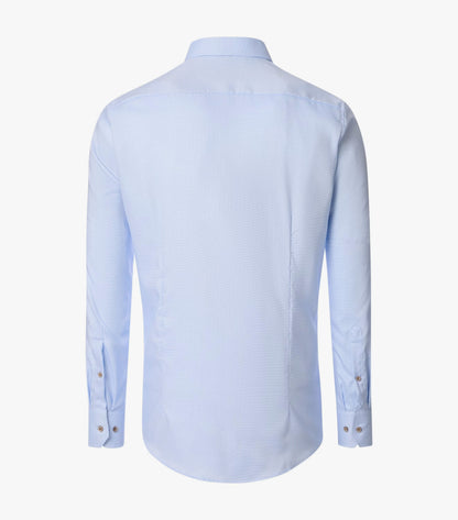 Venti Business Pinhead Shirt - Blue