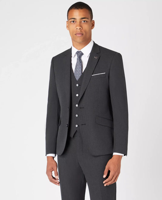 Remus Uomo Palucci Suit Jacket - Charcoal