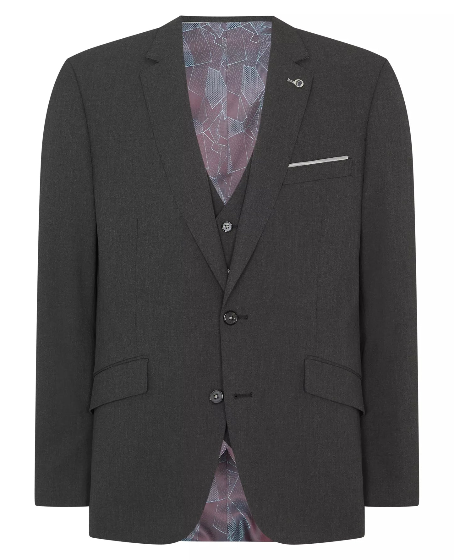 Remus Uomo Palucci Suit Jacket - Charcoal