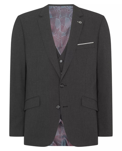 Remus Uomo Palucci Suit Jacket - Charcoal