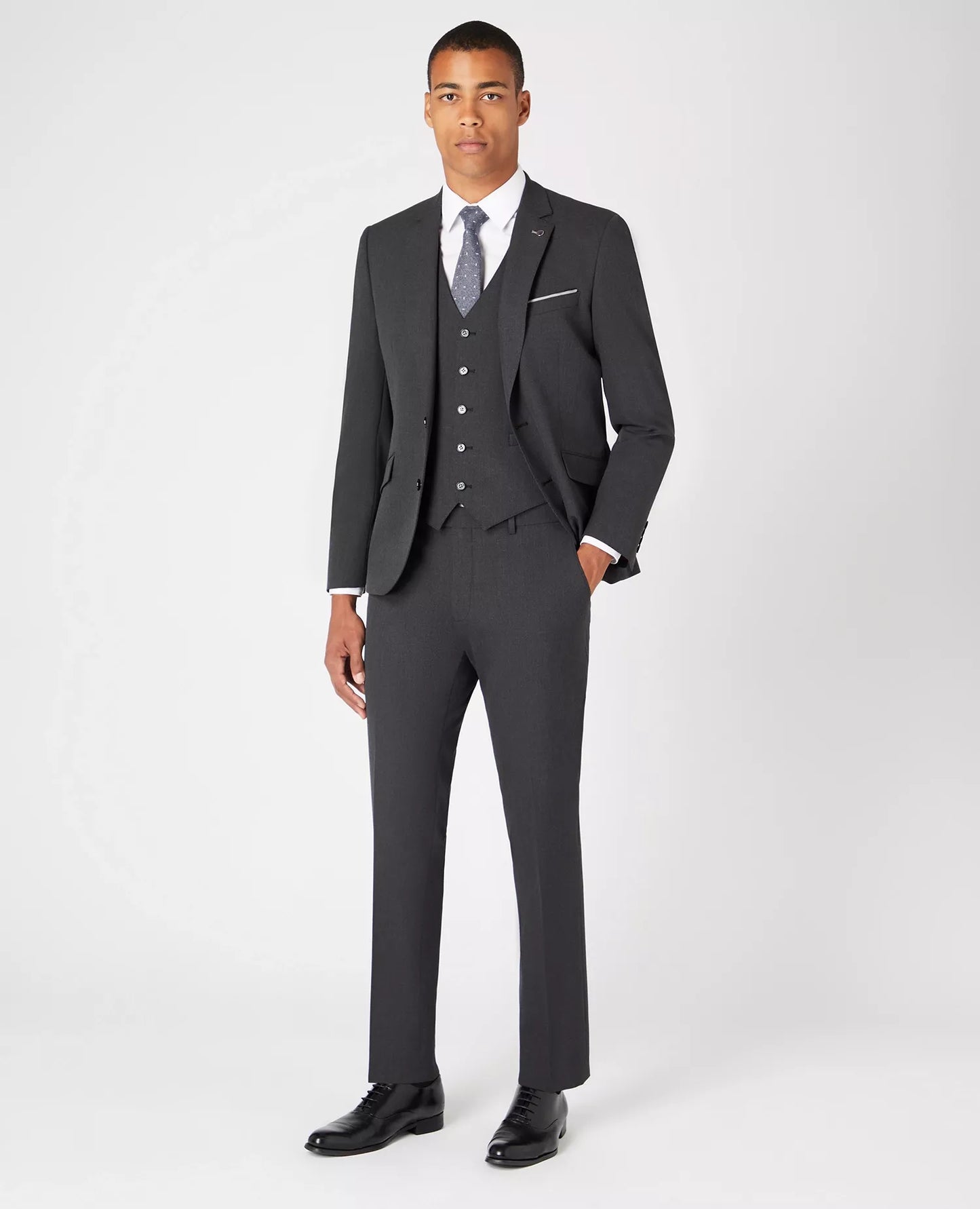 Remus Uomo Palucci Suit Jacket - Charcoal