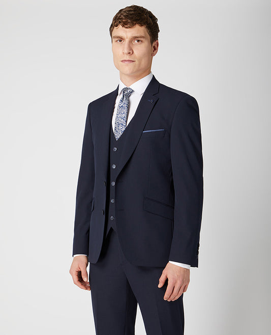 Remus Palucci Tapered Fit Suit Jacket - Navy 11770 79