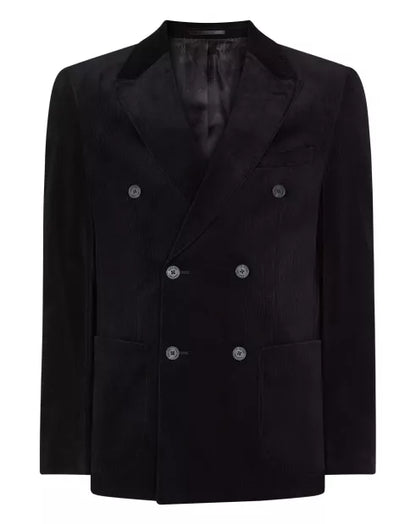 Remus Uomo DB Romario Jacket - Black Cord