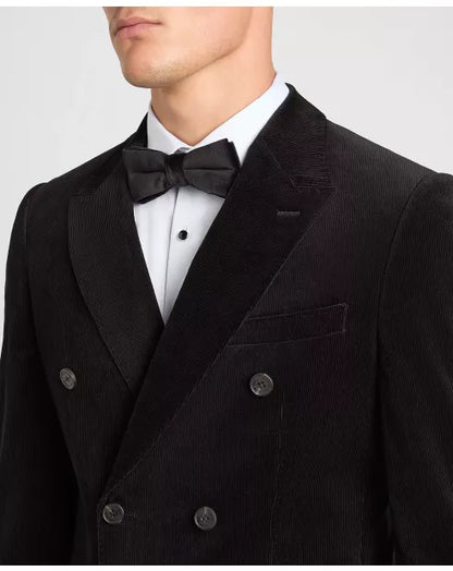 Remus Uomo DB Romario Jacket - Black Cord