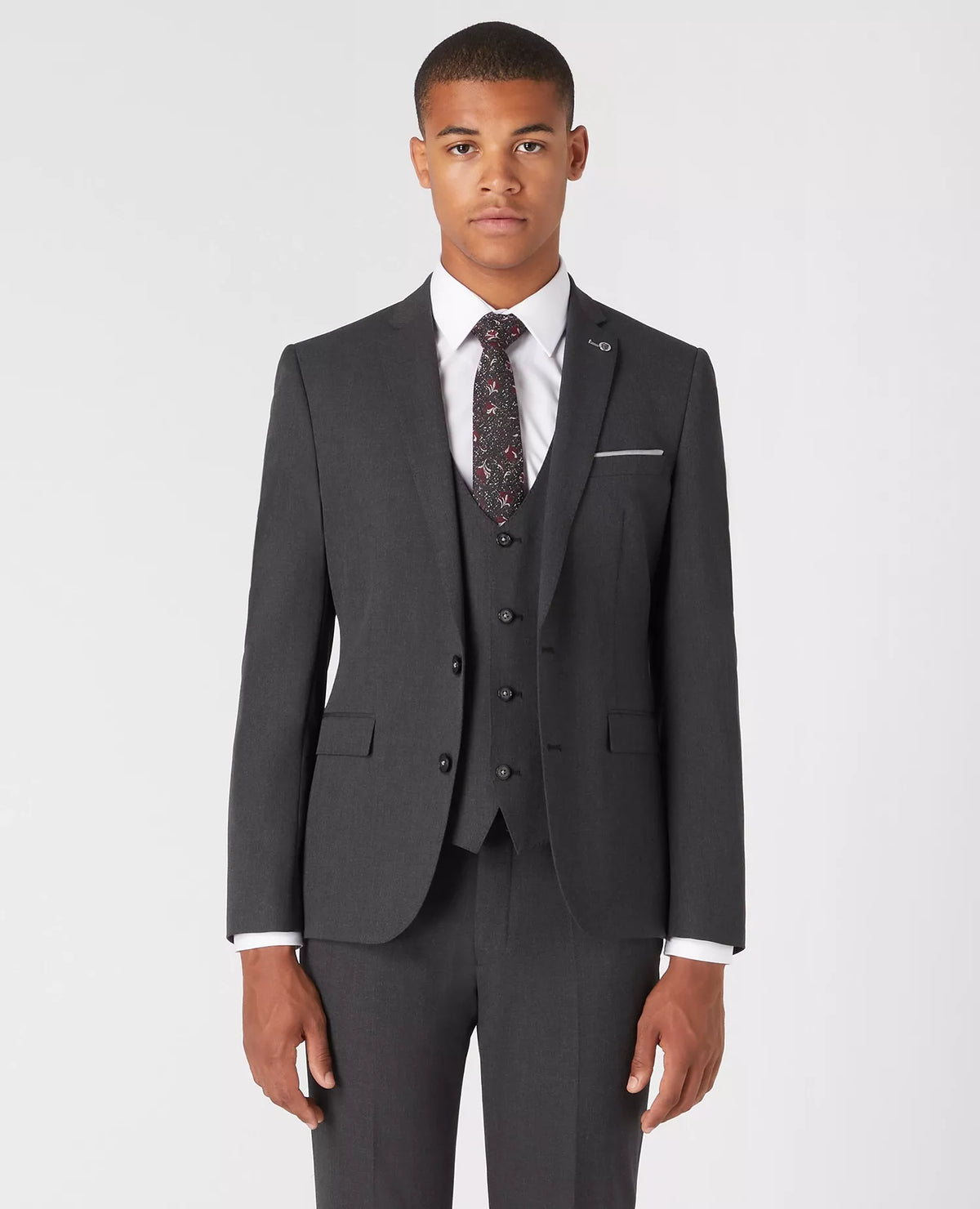 Remus Uomo Suit Jacket - Charcoal