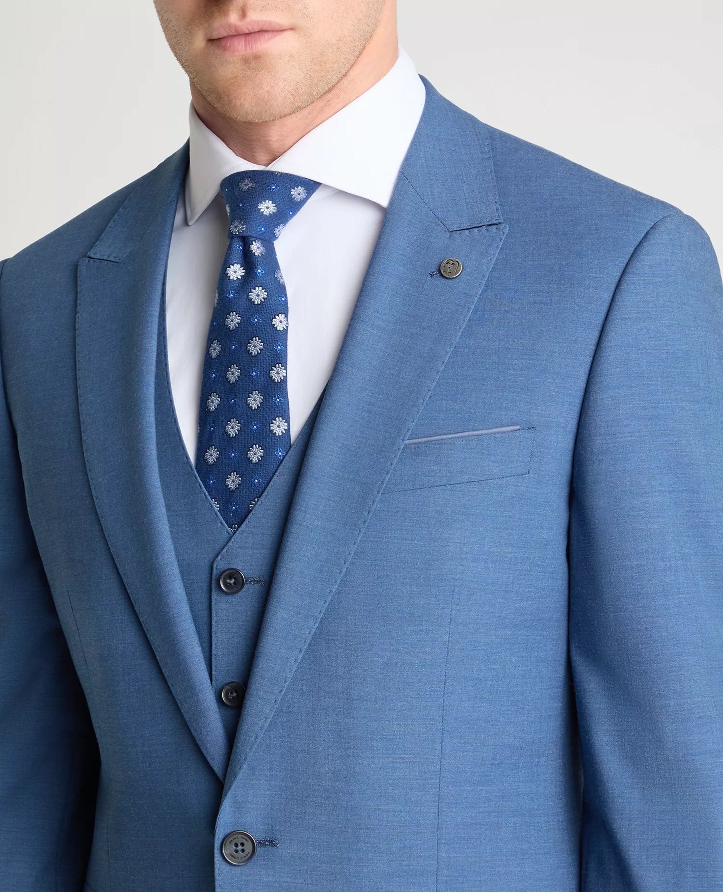 Remus Uomo Peppe Tapered Fit Suit Jacket - Blue