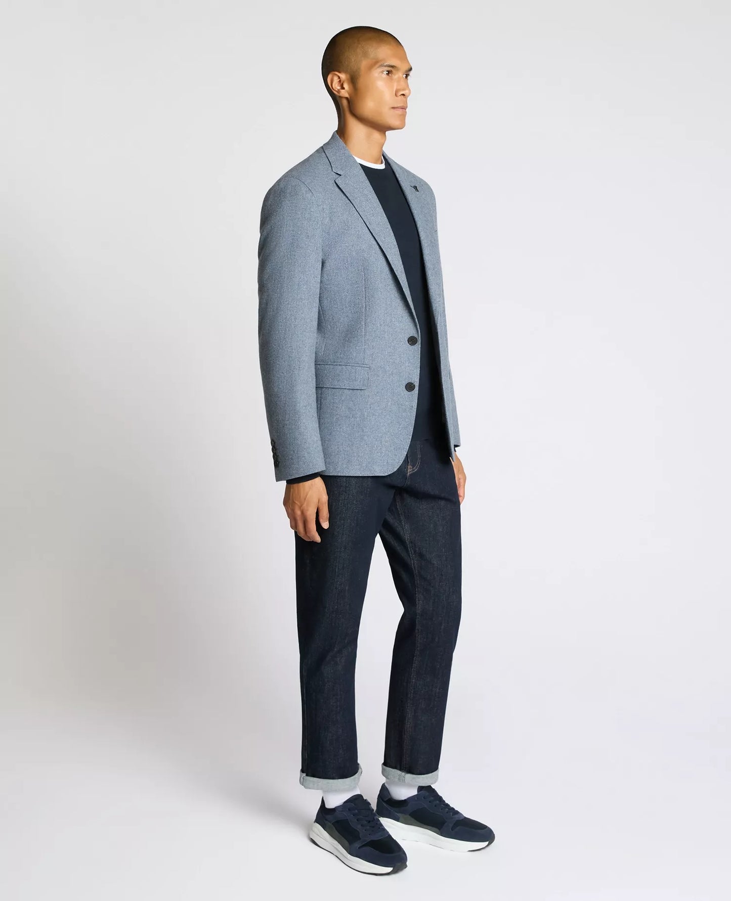 Remus Uomo Alto Wool Blazer - Blue