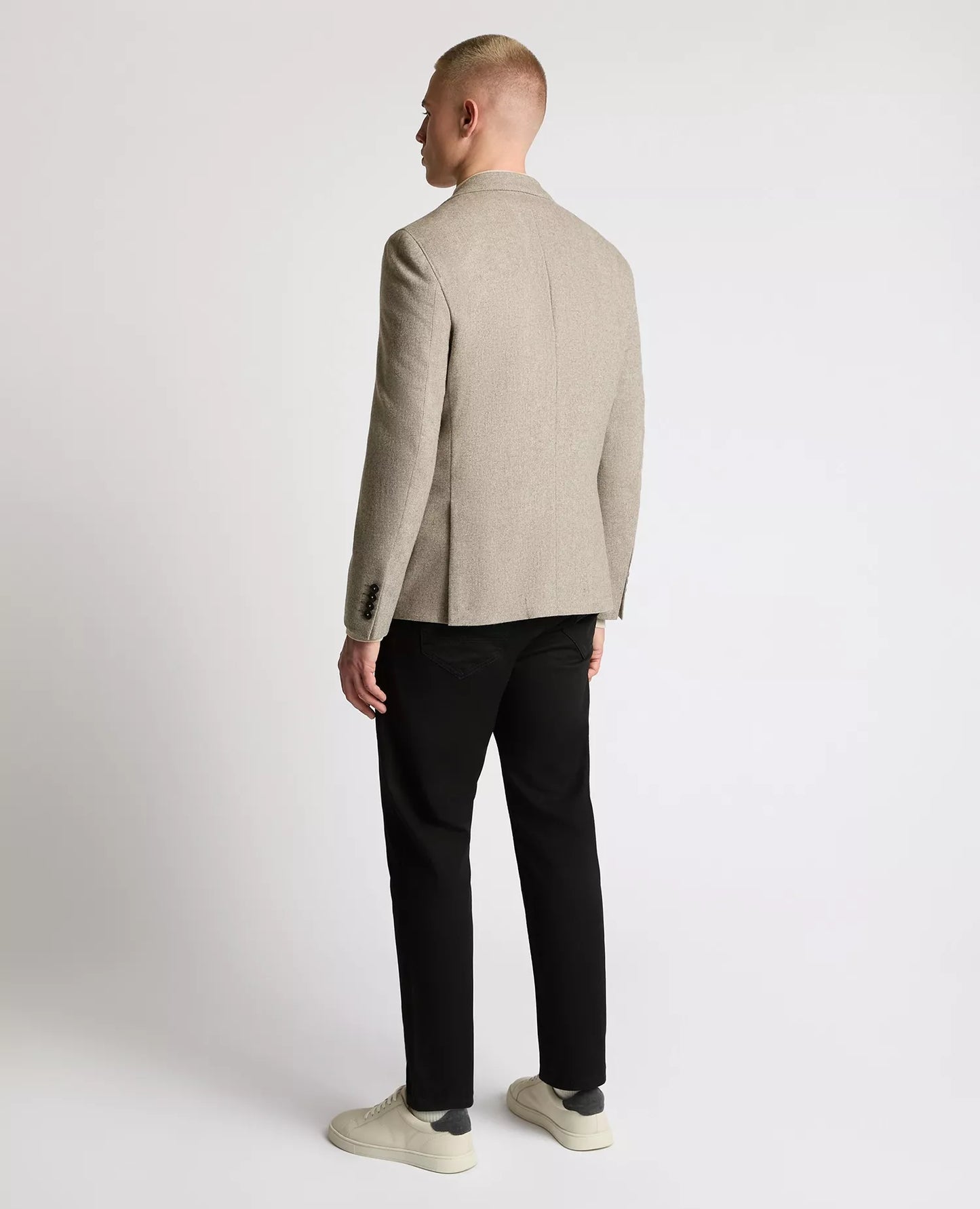 Remus Uomo Alto Wool Blazer - Biscuit