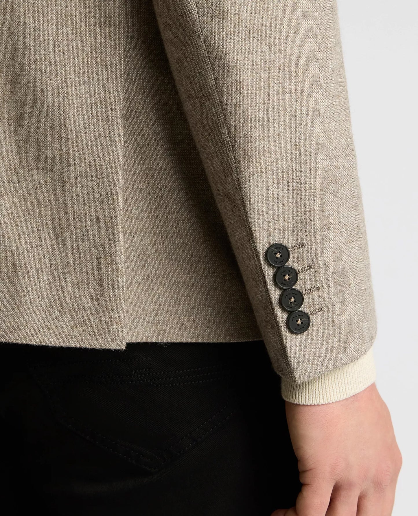 Remus Uomo Alto Wool Blazer - Biscuit