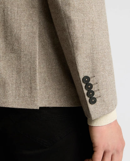 Remus Uomo Alto Wool Blazer - Biscuit
