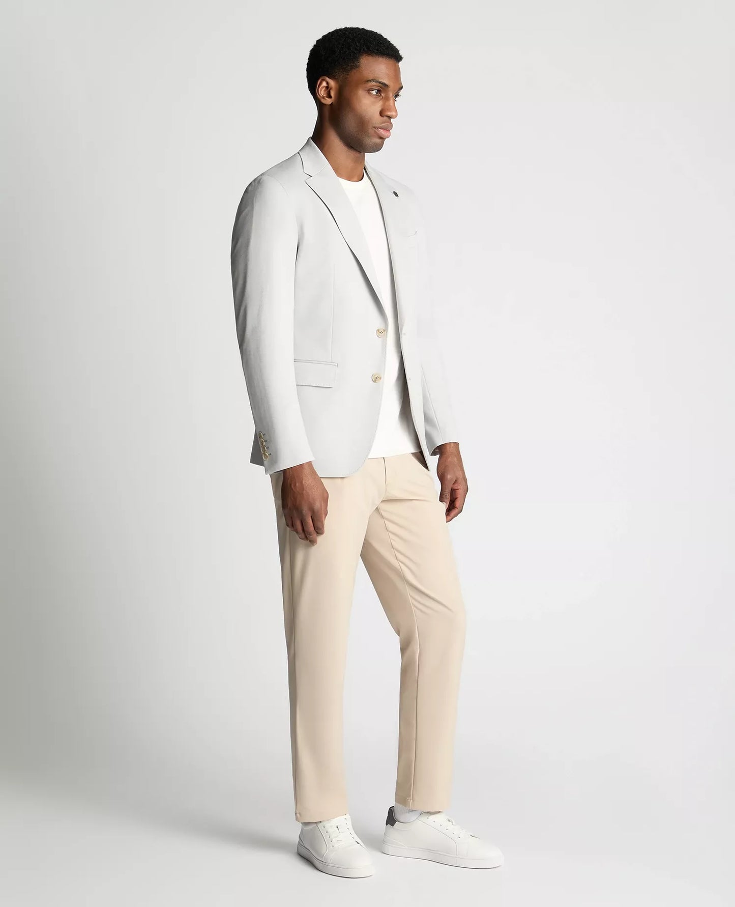 Remus Uomo Alto Blazer Jacket - Silver Grey