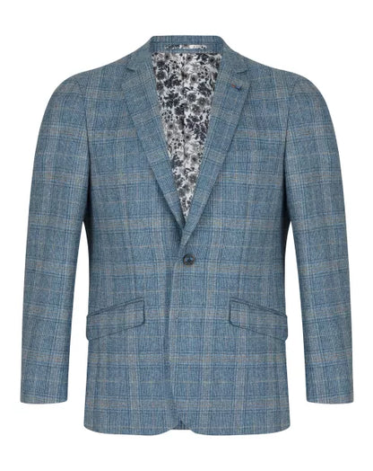 Daniel Grahame Bordeaux Blazer - Blue Check