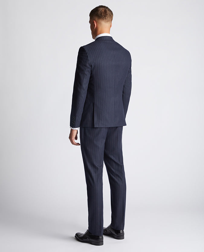 Remus Lucian 3 Piece Suit - Navy Pinstripe