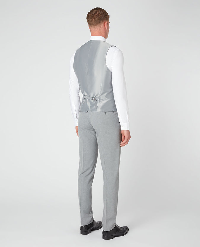 Remus Uomo Lazio X-Slim Fit Stretch Waistcoat - Grey