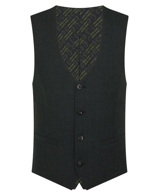 Remus Uomo Massa Mix + Match Suit Waistcoat - Dark Green