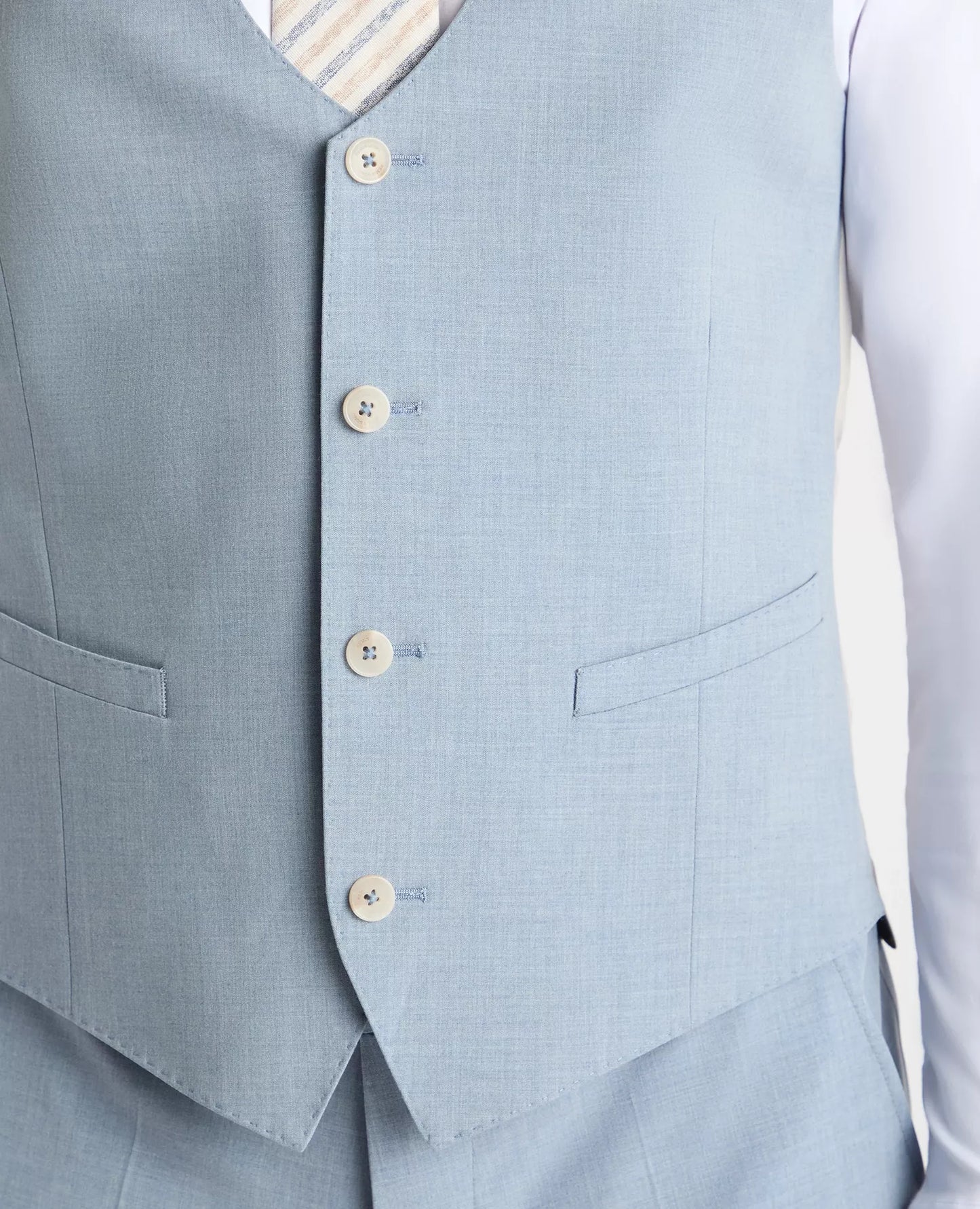 Remus Uomo Massa Waistcoat - Powder Blue