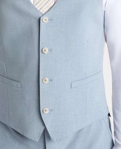 Remus Uomo Massa Waistcoat - Powder Blue