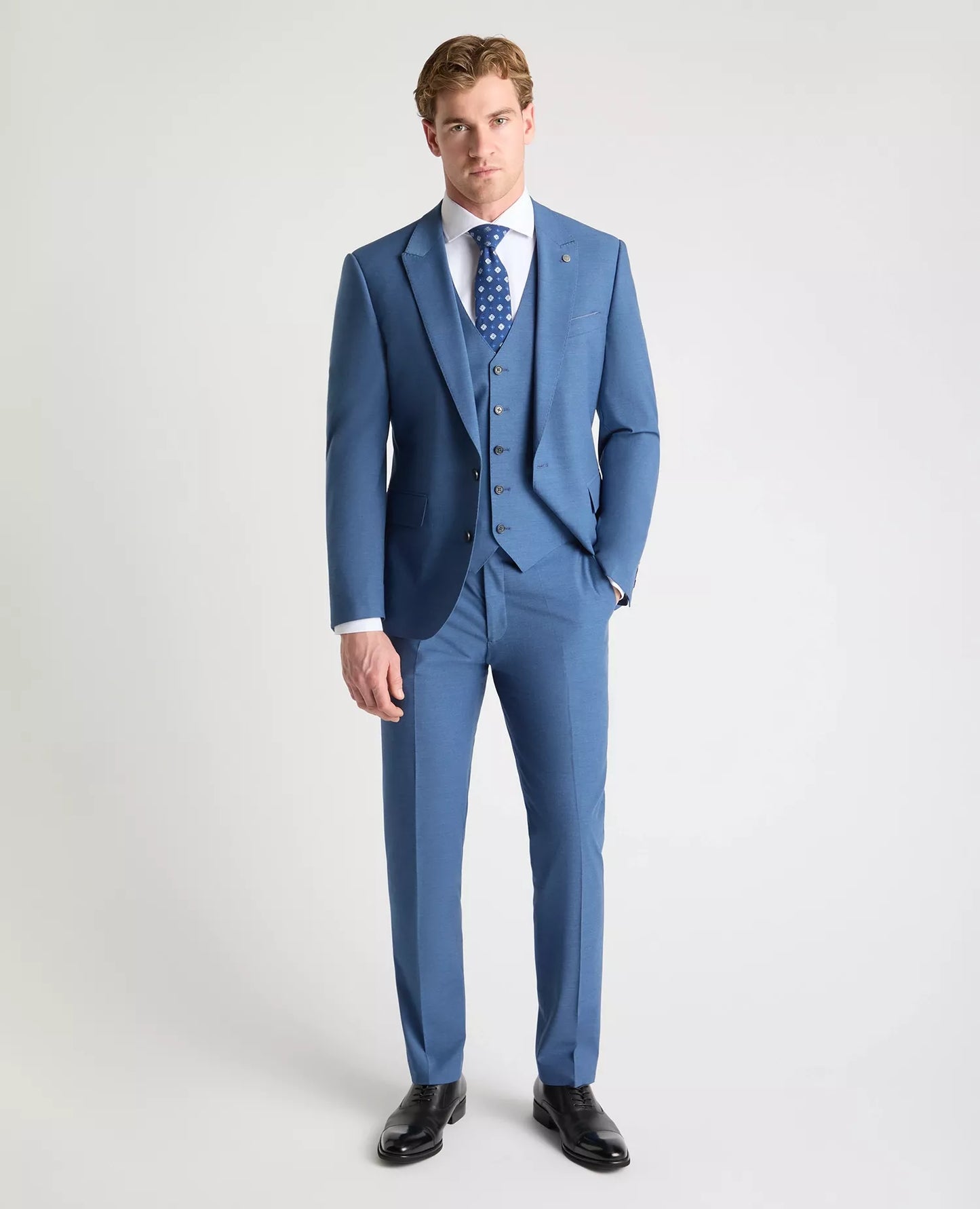 Remus Uomo Peppe Waist Coat - Blue