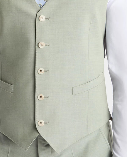 Remus Peppe Waistcoat - Sage