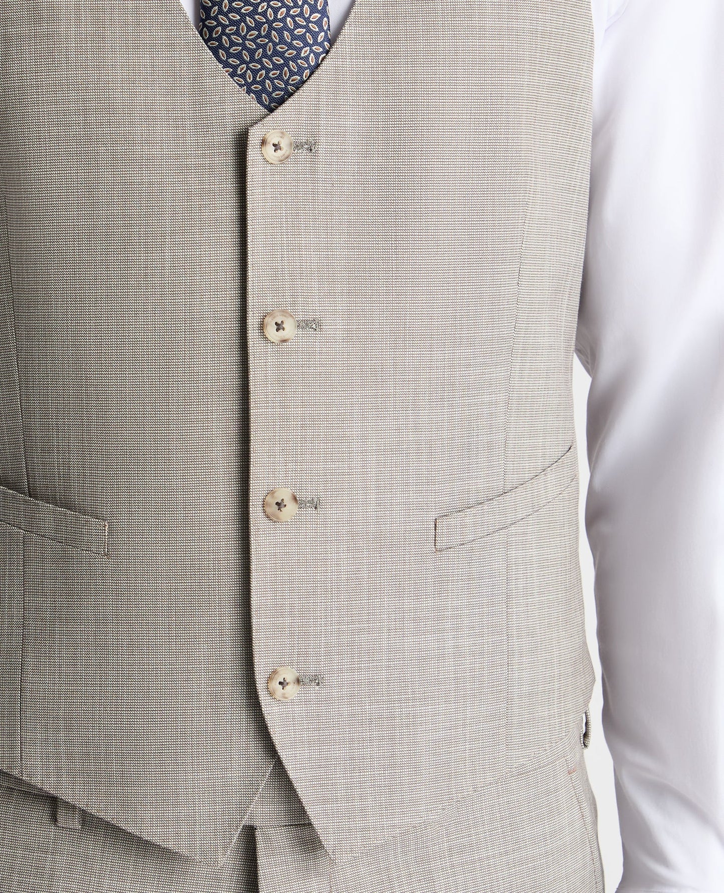 Remus Uomo Lucian Waistcoat - Beige