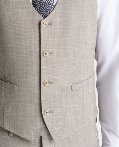 Remus Uomo Lucian Waistcoat - Beige