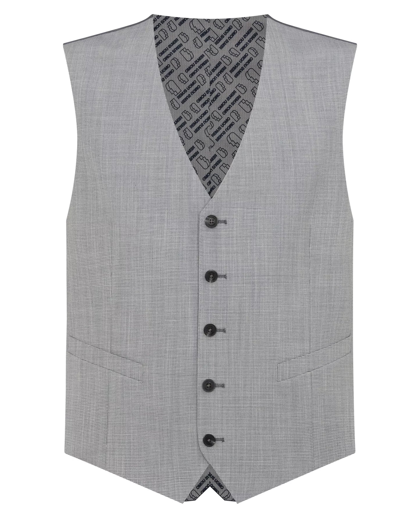 Remus Uomo Palucci Waistcoat - Grey
