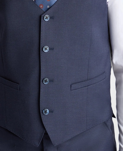 Remus Uomo Lucian Slim Fit Waistcoat - Navy