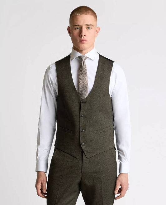 Remus Uomo Matteo Suit Waistcoat - Brown