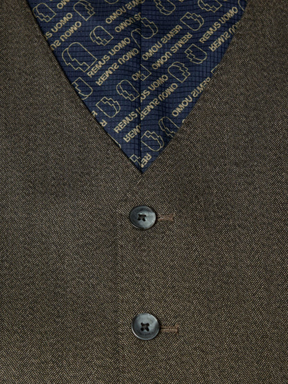 Remus Uomo Pepe Waistcoat - Brown