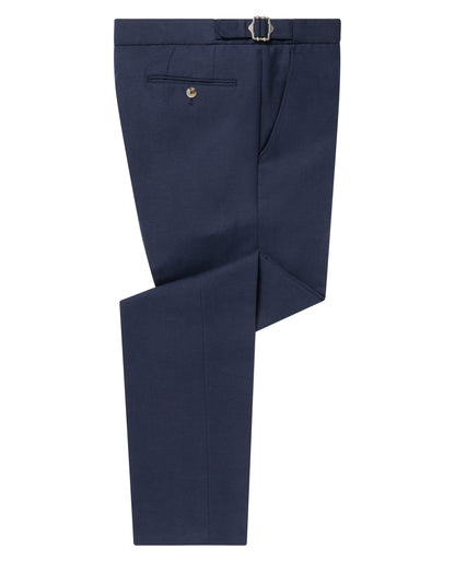 Remus Uomo Massa Linen Slim Fit Suit Trousers - Blue