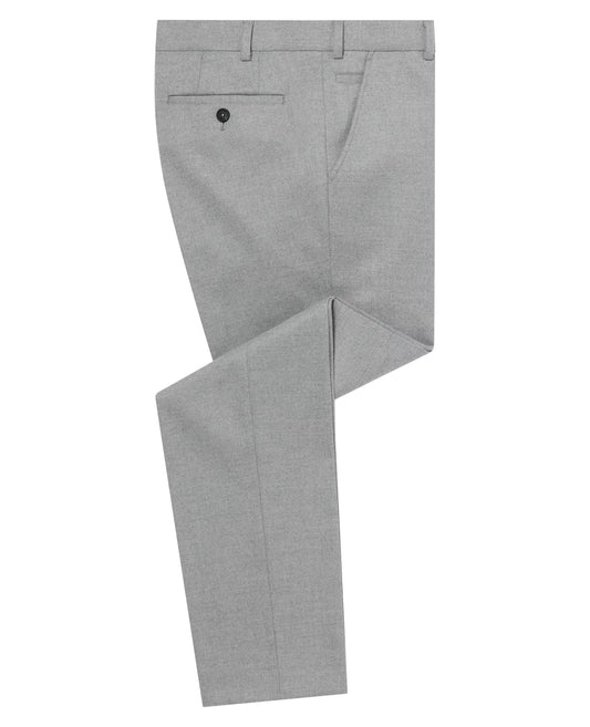 Gray dress pants on a white background