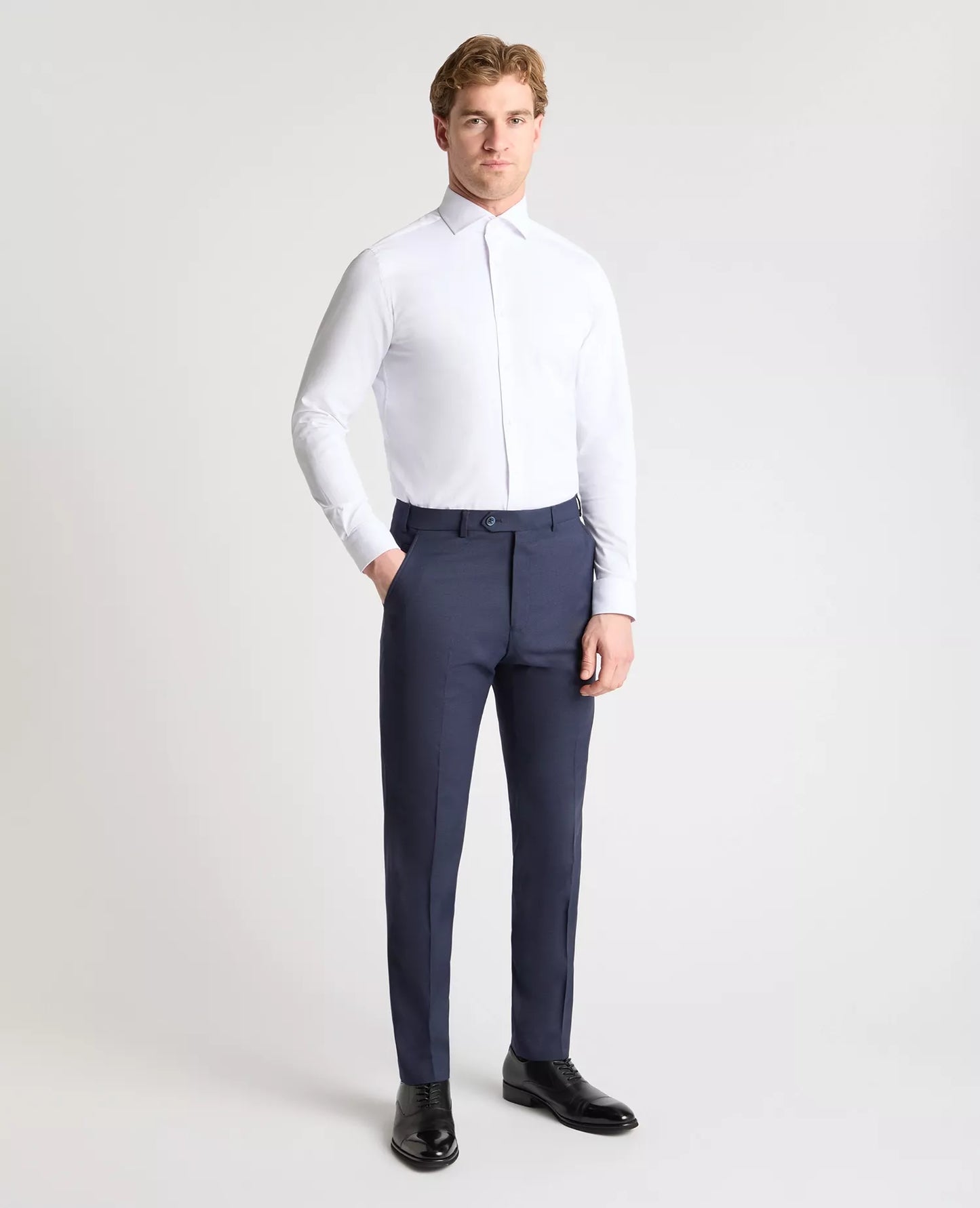 Remus Uomo Lucian Slim Fit Suit Pants - Navy