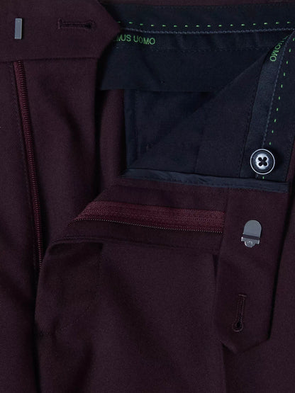 Remus Uomo Mass Suit Trousers - Burgundy