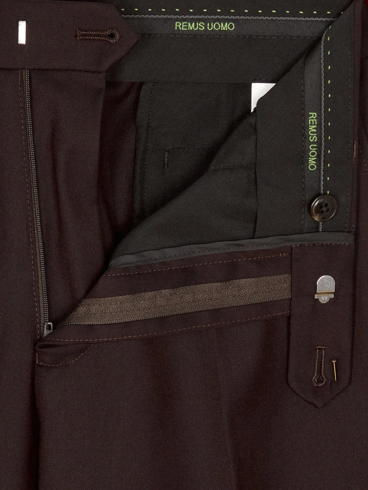 Remus Uomo Massa J Suit Slim Fit Trousers - Burgundy