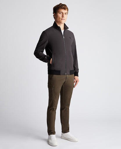 Remus Uomo Harrington Jacket - Charcoal Grey