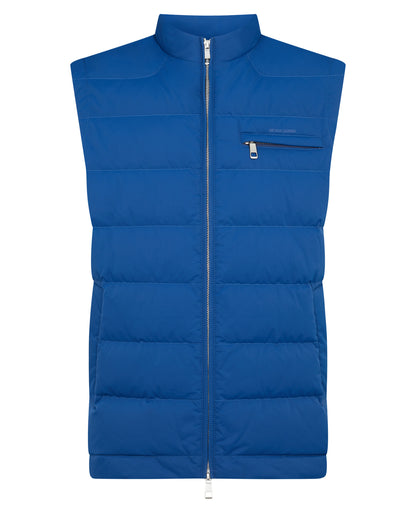 Remus Uomo Nate Quilted Gilet - Blue