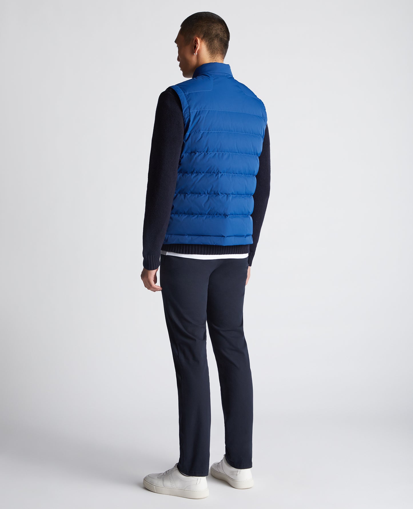 Remus Uomo Nate Quilted Gilet - Blue