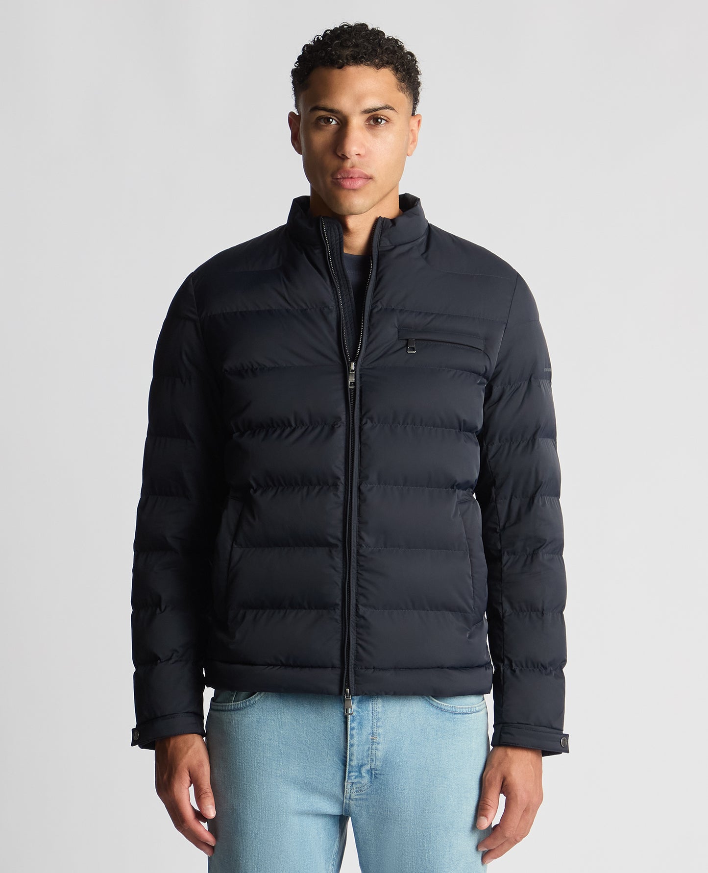 Remus Uomo Kaleb Quilted Jacket - Navy