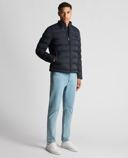 Remus Uomo Kaleb Quilted Jacket - Navy