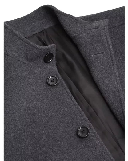 Daniel Grahame Watson Wool Coat - Dark Grey