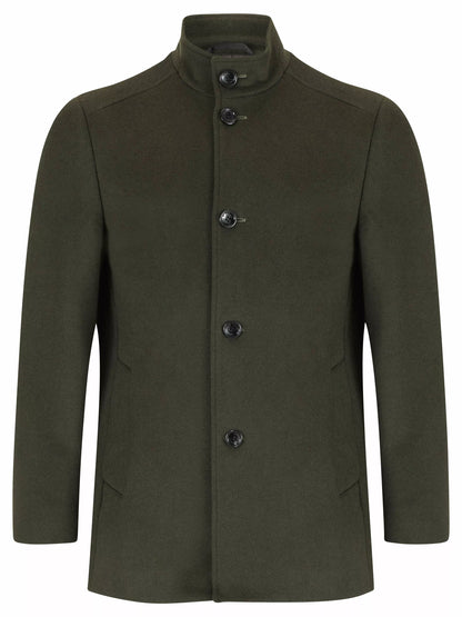 Daniel Grahame Watson Wool Coat - Dark Green