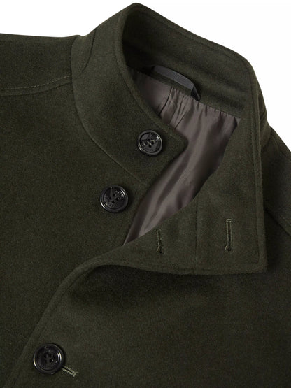 Daniel Grahame Watson Wool Coat - Dark Green