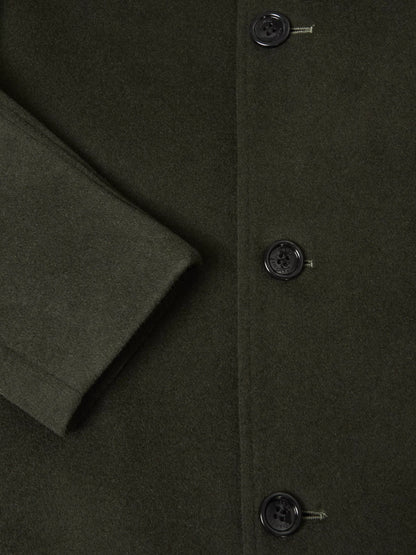 Daniel Grahame Watson Wool Coat - Dark Green