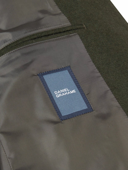 Daniel Grahame Watson Wool Coat - Dark Green