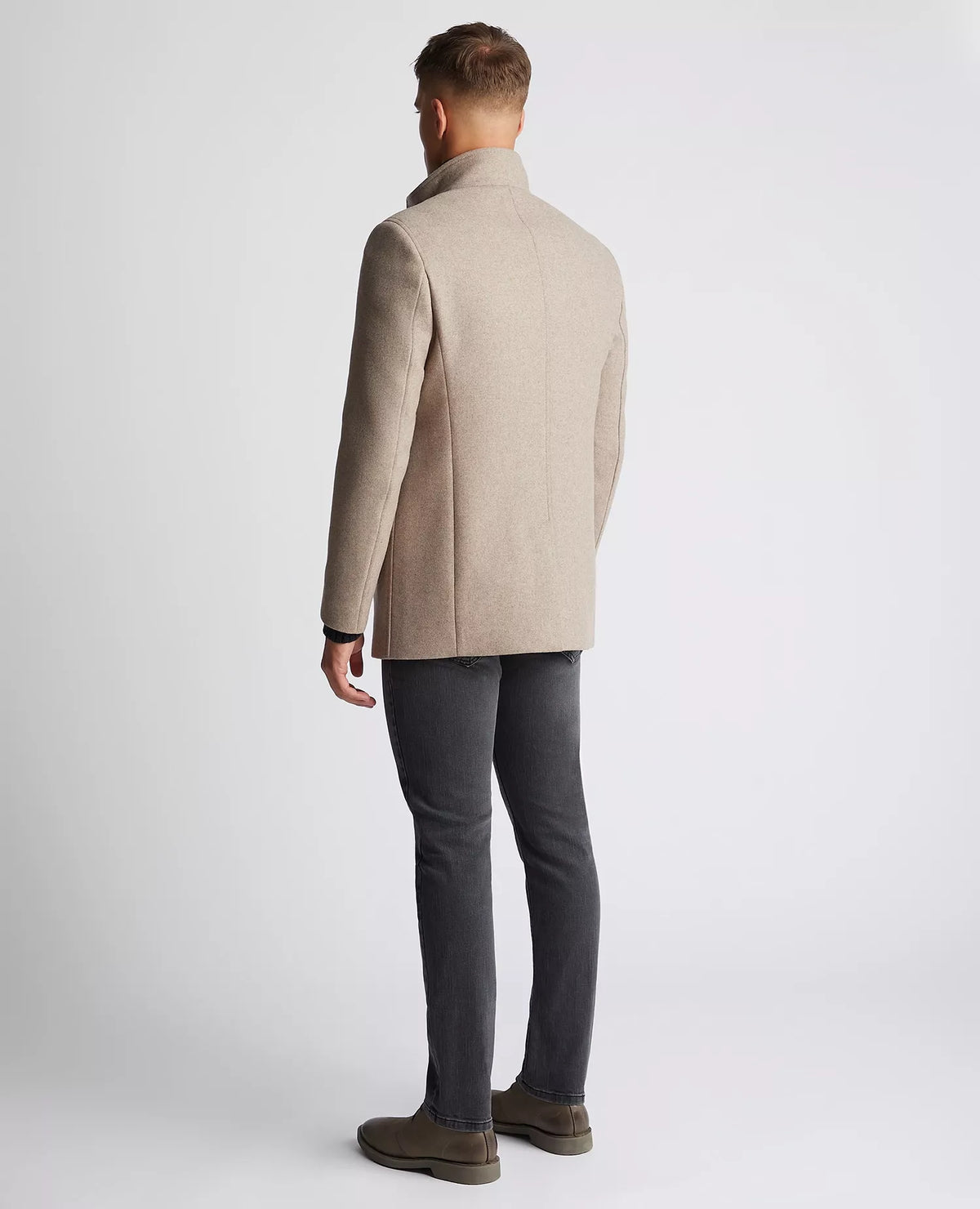 Remus Uomo Jonah Overcoat - Beige