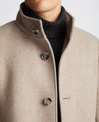 Remus Uomo Jonah Overcoat - Beige